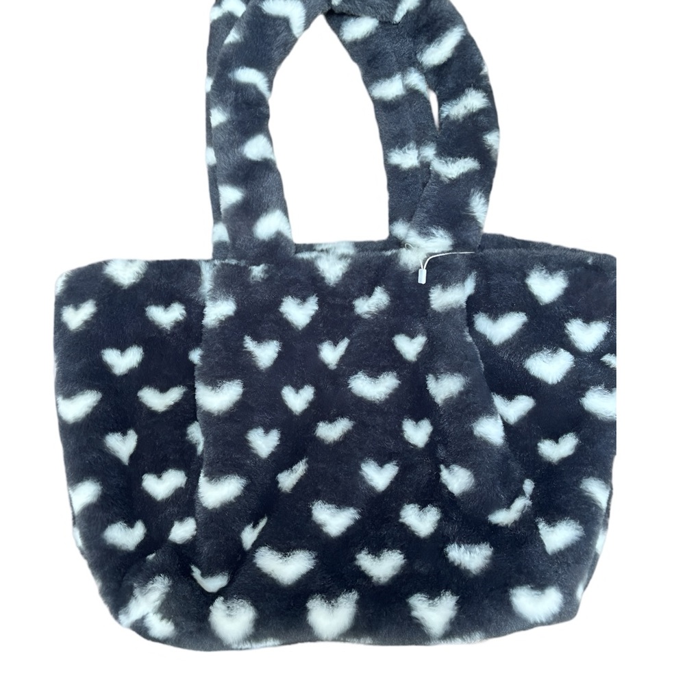 NWOT SKINNY DIP London SOFT Feux Fur Tote Bag